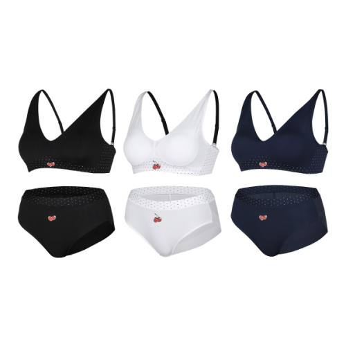 Комплект бра и трусиков без косточек 3PACK