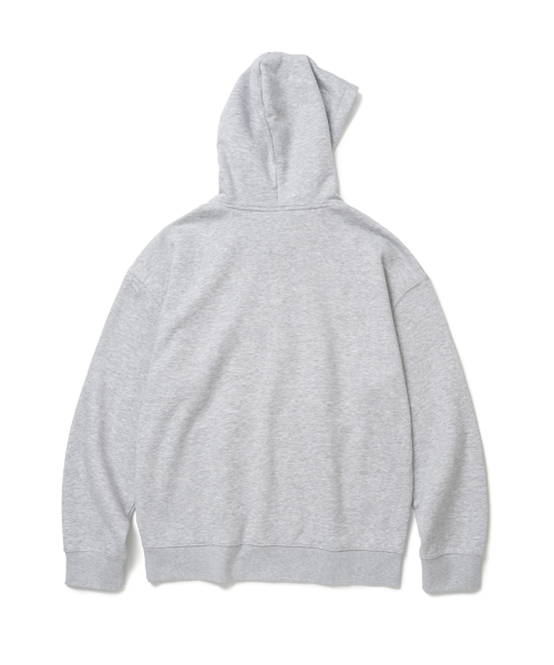 Оверсайз худи No Limit с начесом Melange Gray Navy