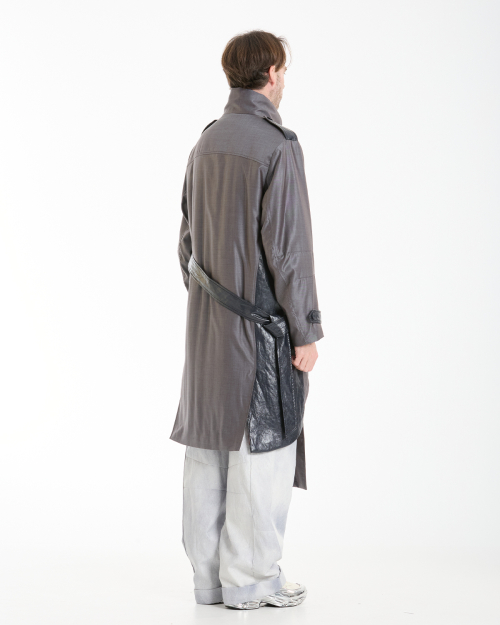 Dancers Runway Coat (silk-blue)