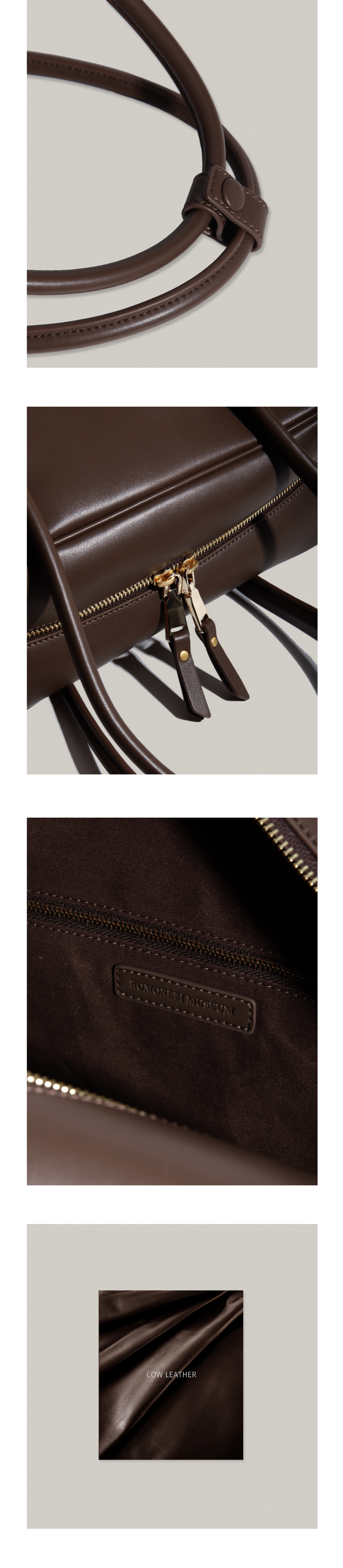 MUSINSA | KOMOREBI MUSEUM B01-L-2 Cow Leather Bowling Bag