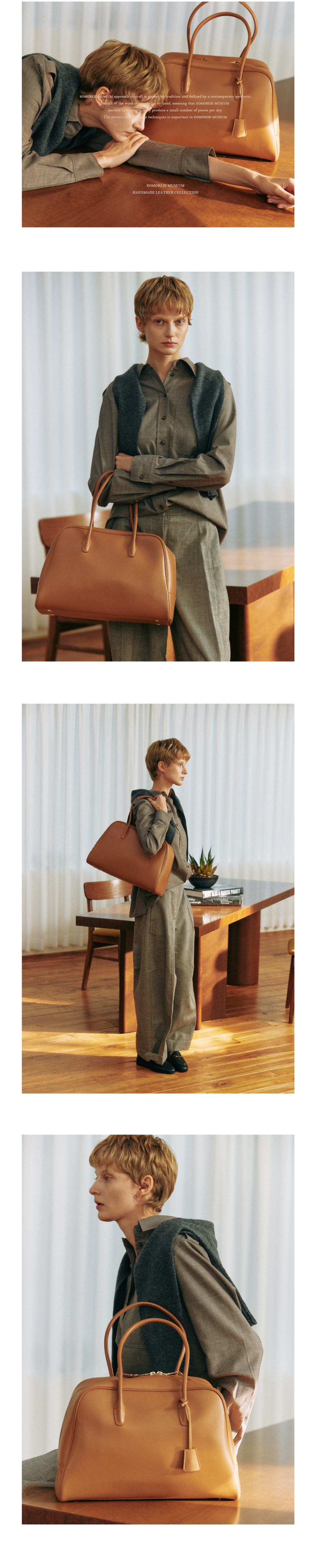 MUSINSA | KOMOREBI MUSEUM B01-L-2 Cow Leather Bowling Bag