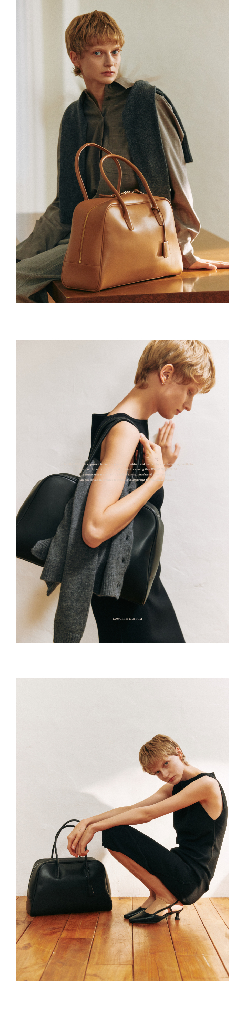 MUSINSA | KOMOREBI MUSEUM B01-L-5 Cow Leather Bowling Bag