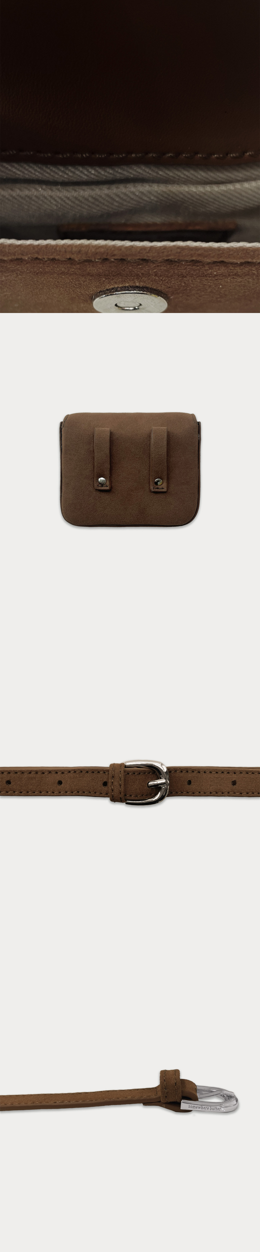 ベルト SOMEWHERE BUTTER Vintage Belt Bag KK5B0010 MUSINSA | SOMEWHEREBUTTER Vintage Suede Belt Bag - 2Color