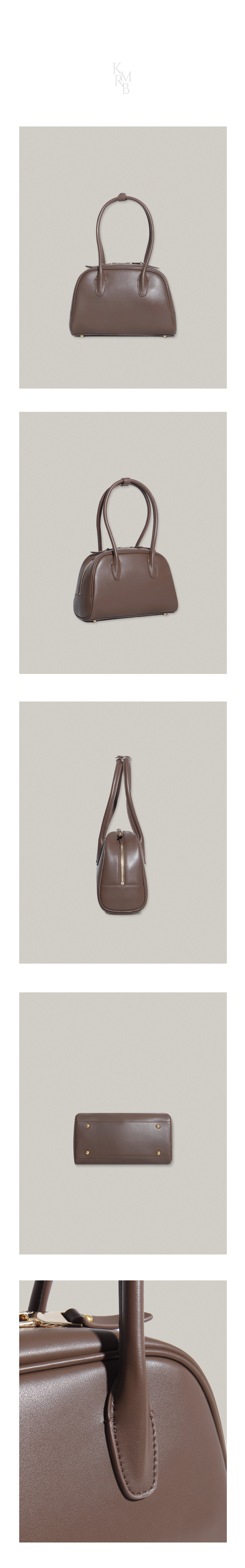 MUSINSA | KOMOREBI MUSEUM B01-S-4 Cow Leather Bowling Bag