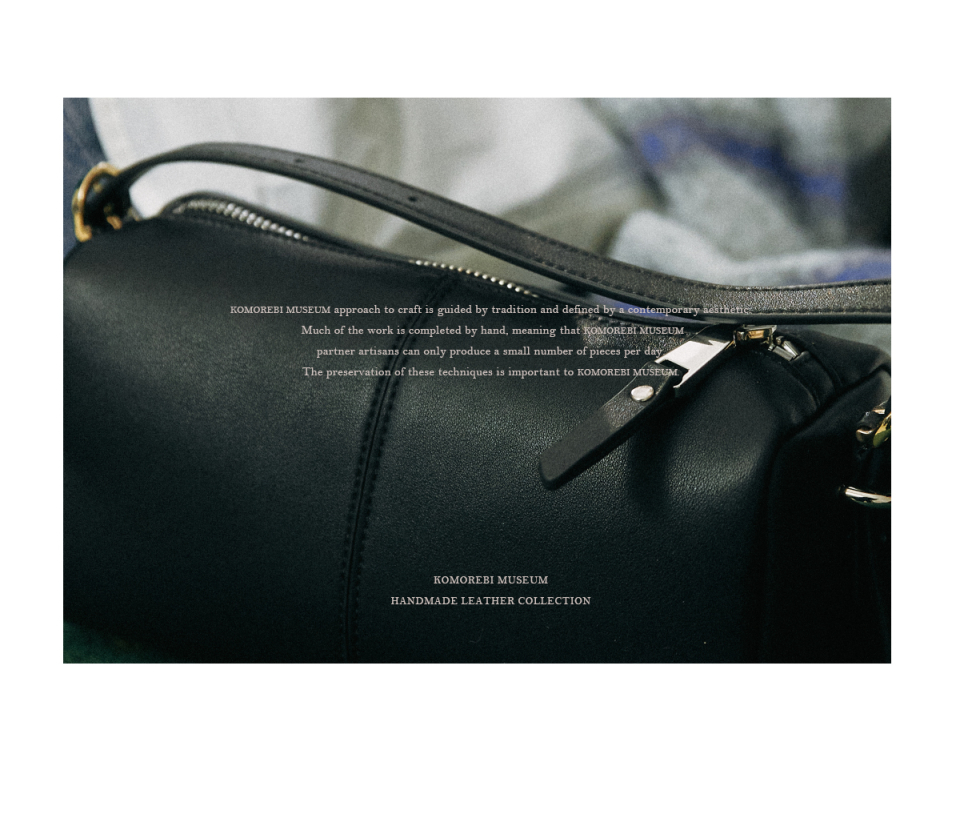 MUSINSA公式 | KOMOREBI MUSEUM B04-5 Cow Leather Laura Stitch