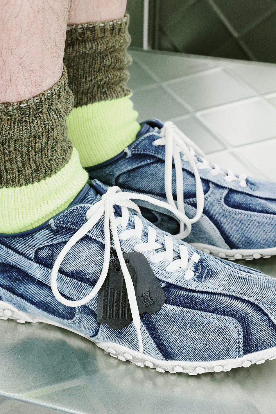 YASE ■ [Yase x Choi Gyul] Spider Wax Washing Sneakers MUSINSA | YASE [Yase x Choi Gyul] Spider Washing Sneakers Denim