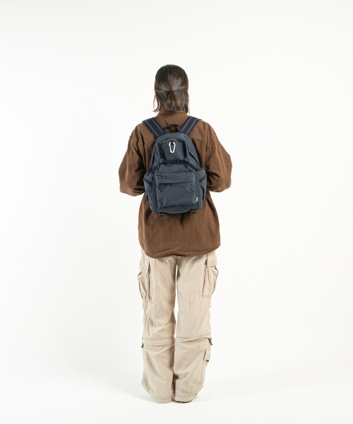 Light Recycled Nylon backpack_small [Dark Cyan]
