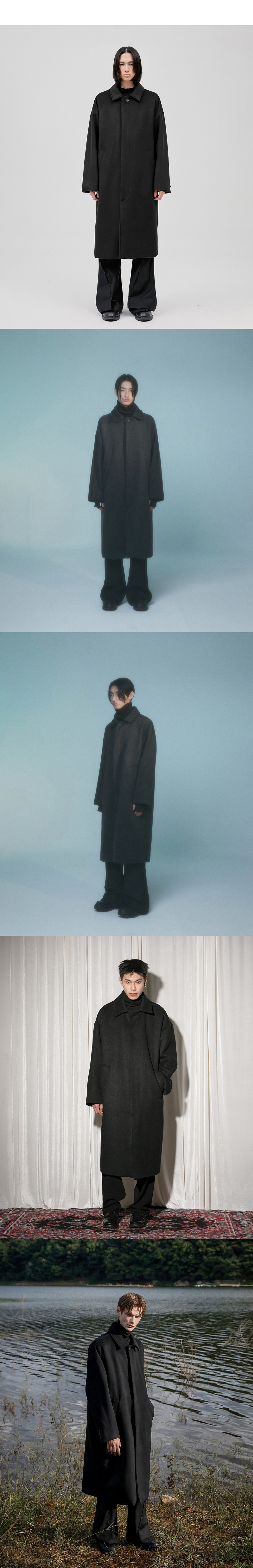 MUSINSA | FLAREUP OVERSIZED BALMACAAN LONG COAT - BLACK (FL-010)