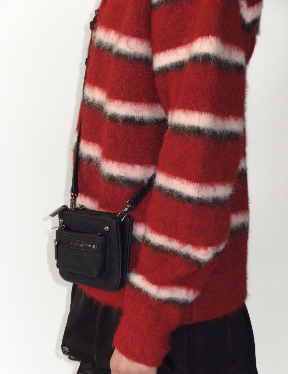 【sunburnproject】韓国人気バッグ Rivet Two-way Mini Bag Rivet Two-way Mini Bag, BLACK - sunburnproject