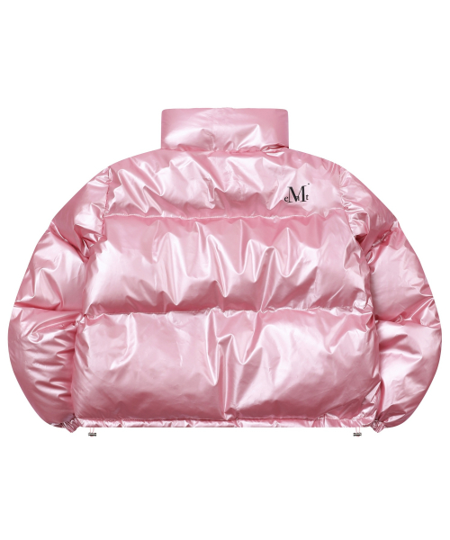 Глянцевый кроп-пуховик Fave с высоким горлом (3 colors)