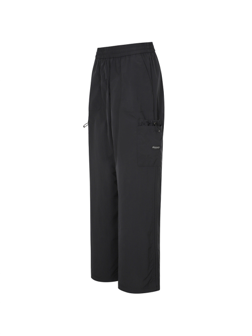 Женские брюки-карго парашюты на завязках (BLACK)