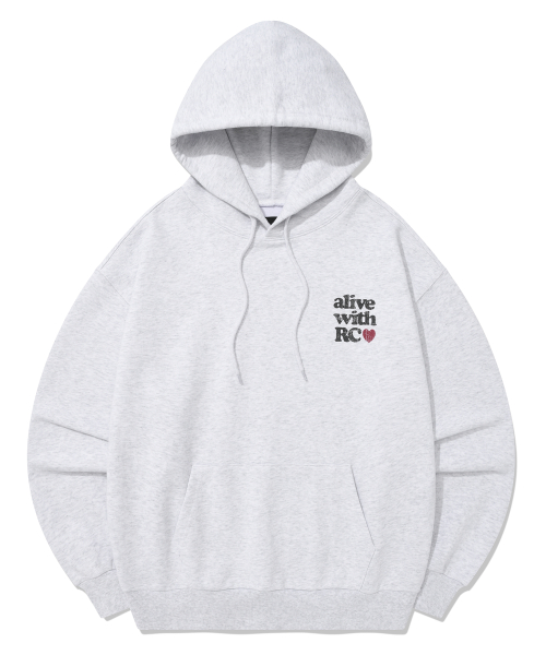 ALIVE HOODIE [MELANGE GRAY]