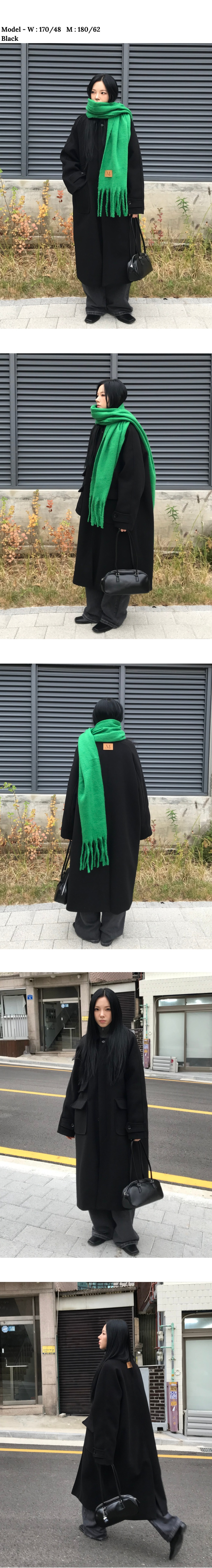 【MUCENT】 PRESSO LEAHTER WAPEN BALMACAAN COAT /追跡付 MUSINSA | MUCENT Presso Leather Wappen Balmacaan Lining