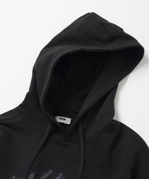 Худи Gatekeeper Semi Overfit Hooded Sweatshirt Black