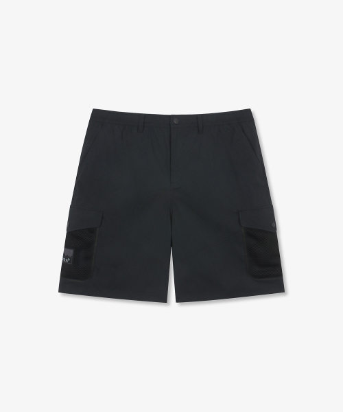 Шорты Label Mesh Pocket Woven Shorts (BLACK)