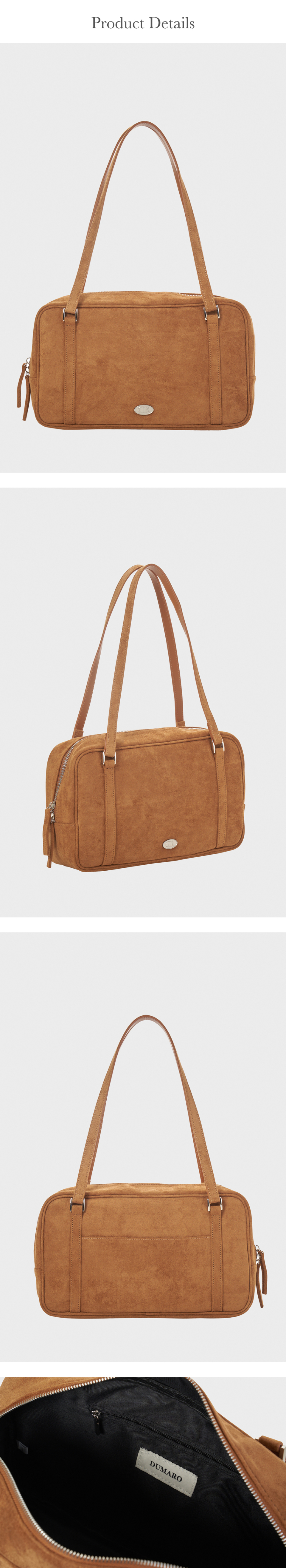 ★dumaro★ Journey Shoulder Bag Suede Camel MUSINSA | DUMARO Journey Shoulder Bag / Suede Camel