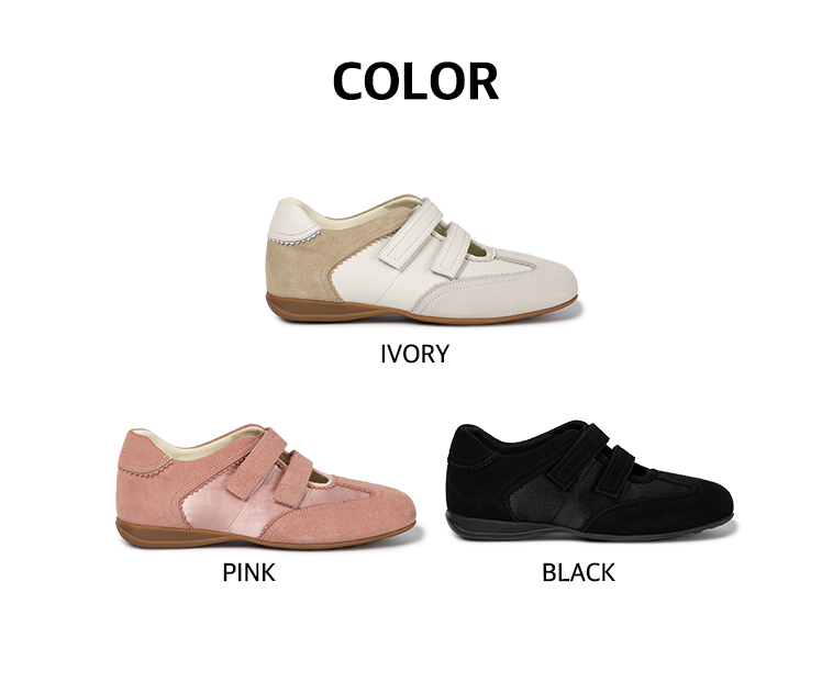 【KHIHO】TWIN VELCRO MARY JANE SNEAKERS ★韓国人気★ 追跡付 TWIN VELCRO MARY JANE SNEAKERS / BLACK KHIHO.COM #KHIHO #기호
