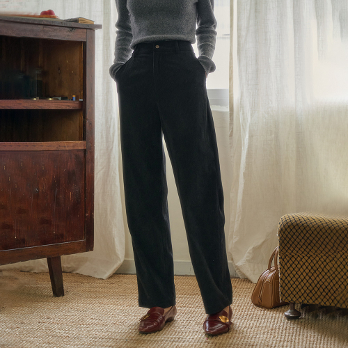 SR_Corduroy cozy straight брюки