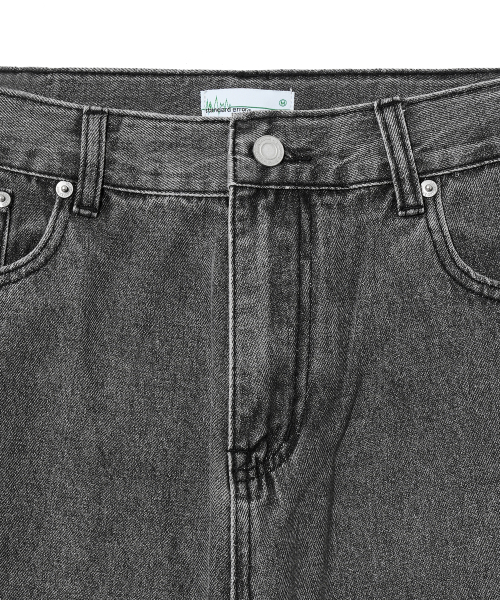 Широкие джинсы 87-STAN187 с легкой варкой, Light Grey