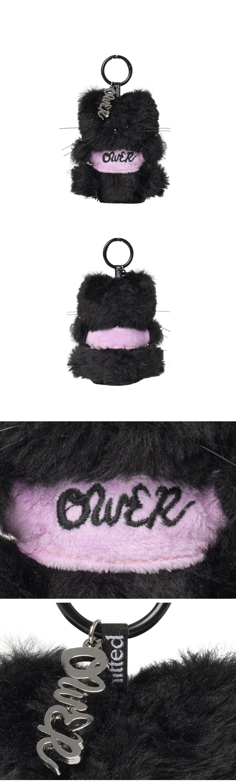 【KNITTED x QWER SIYEON】Cats Star Bag Charm Keyring MUSINSA | KNITTED [NITTED X QWER Demonstration] Cats Star