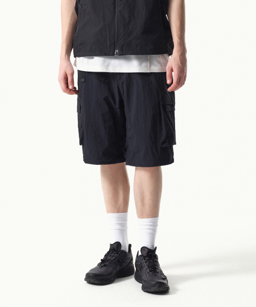 CITY LEISURE WIDE BELTED DETACHABLE CARGO брюки [NAVY]