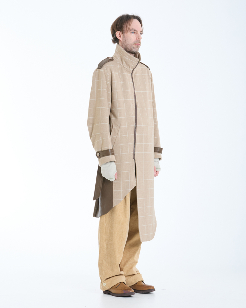 jjuns Runway Пальто (beige-checkered)