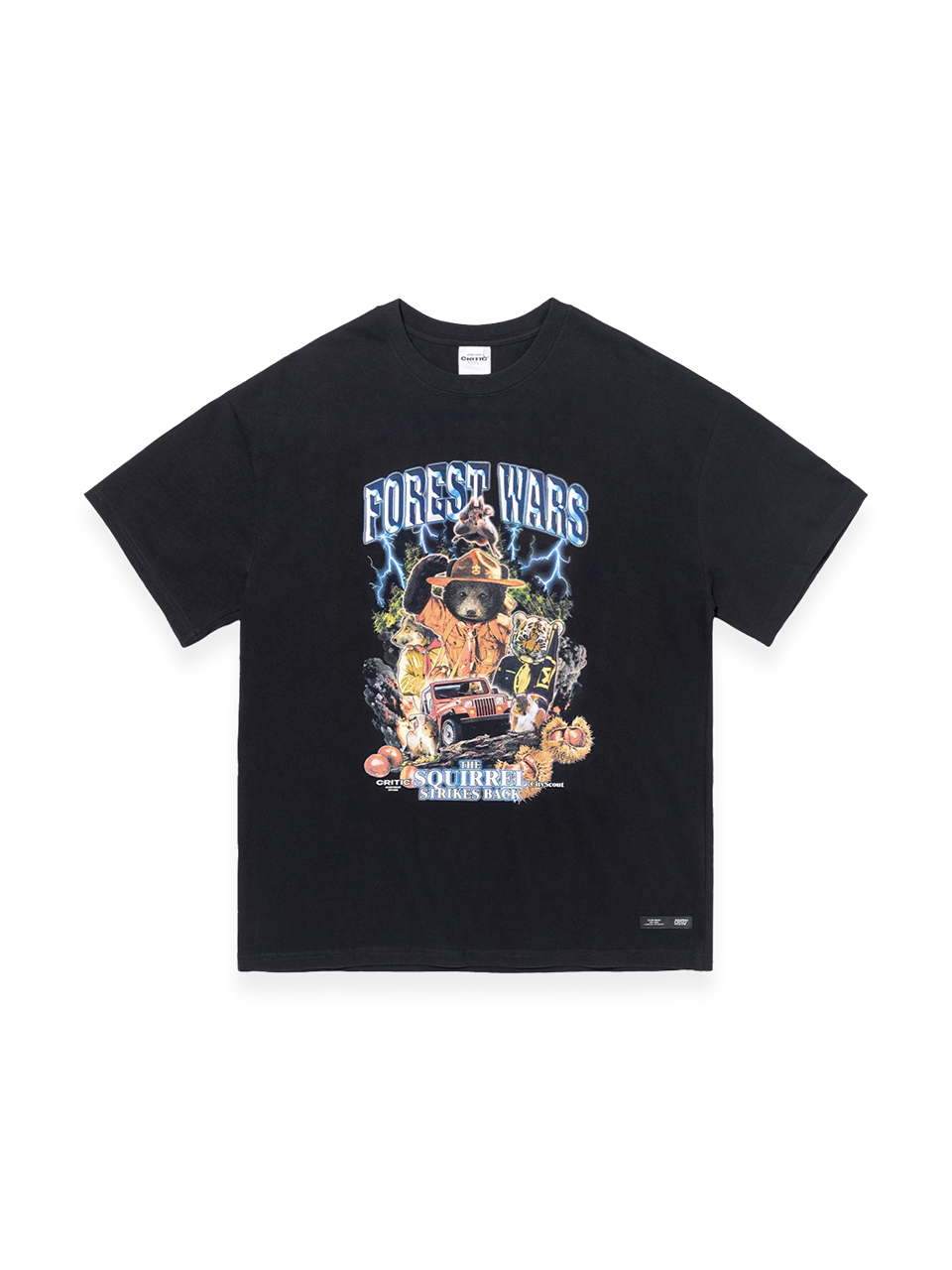 [CRITIC]FOREST WARS Short Sleeve T-Shirt/追跡付 CRITIC]FOREST WARS Short Sleeve T-Shirt/追跡付 (CRITIC/T