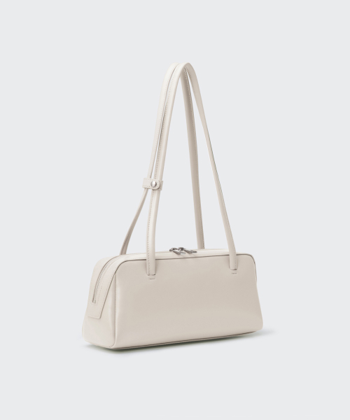 WOMENS DACHSHUND SHOULDER BAG [IVORY]