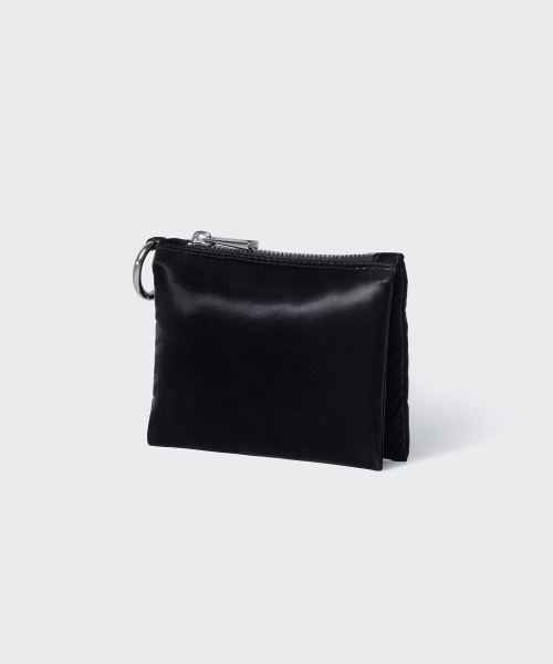 WOMENS SHINY PADDING CARD кошелек [BLACK]