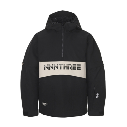 Анорак 2324 NNN - Bliss23 - JACKET - Black+Ivory (унисекс сноуборд)