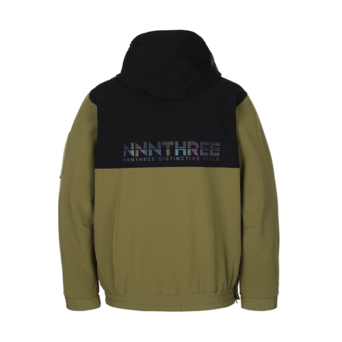 2324 NNN 3L TR100 Hood Anorak куртка для сноуборда — Olive+Black (унисекс)
