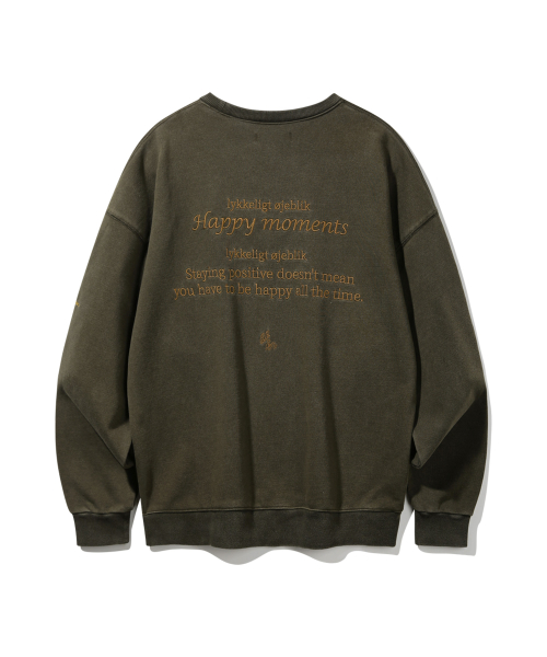 Свитшот из вареного денима BK5978_Khaki