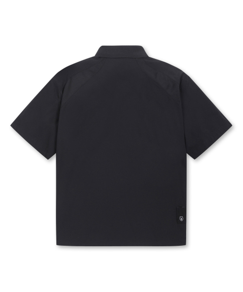 Stretchable Woven Collar Sweatshirt_G4TAM25151BKX