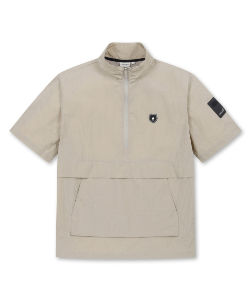 Ribstop Standcollar 1/2 Sleeves Anorak_G4TAM25161BEX