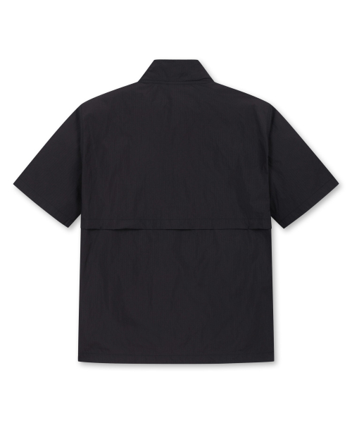 Ribstop Standcollar 1/2 Sleeves Anorak_G4TAM25161BKX