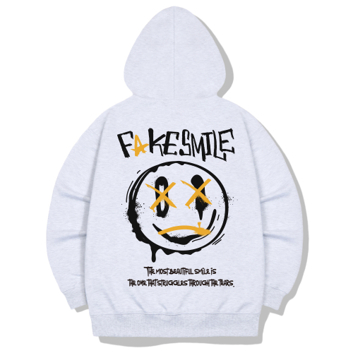 Худи оверсайз Fake Smile 5 Color [ULZI_5027]