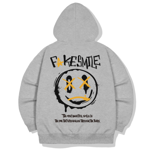 Худи оверсайз Fake Smile 5 Color [ULZI_5027]