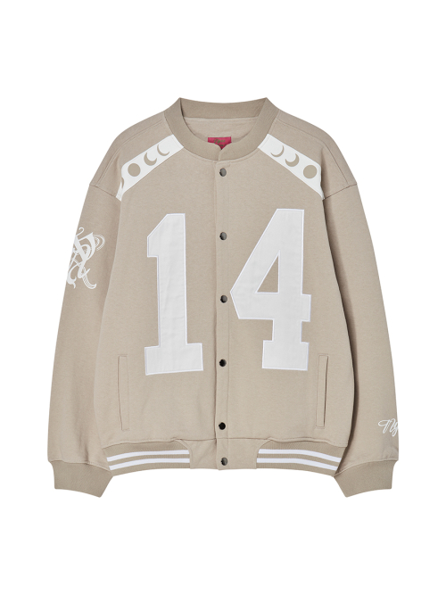 SWEAT VARSITY куртка BEIGE