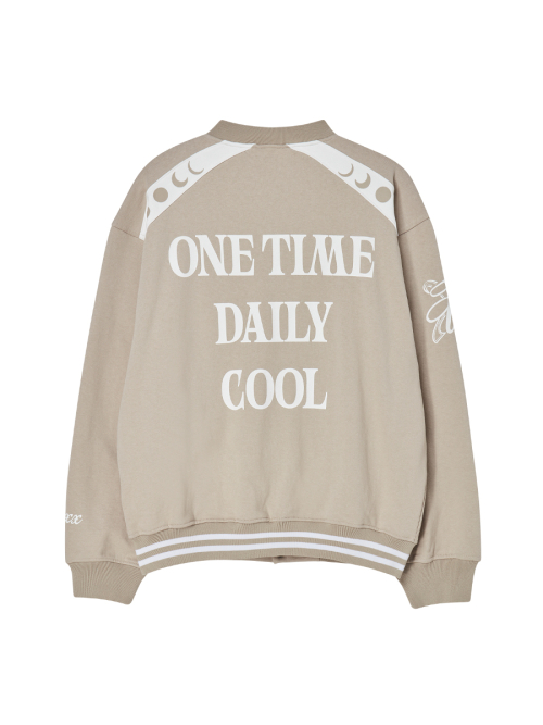 SWEAT VARSITY куртка BEIGE