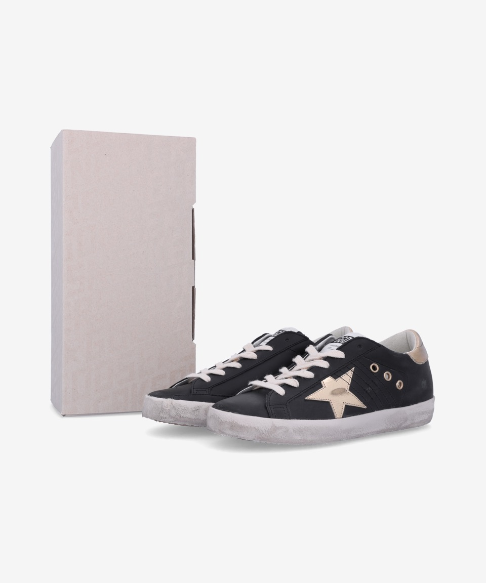 MUSINSA | GOLDEN GOOSE Superstar Goldtap Sneakers - Black