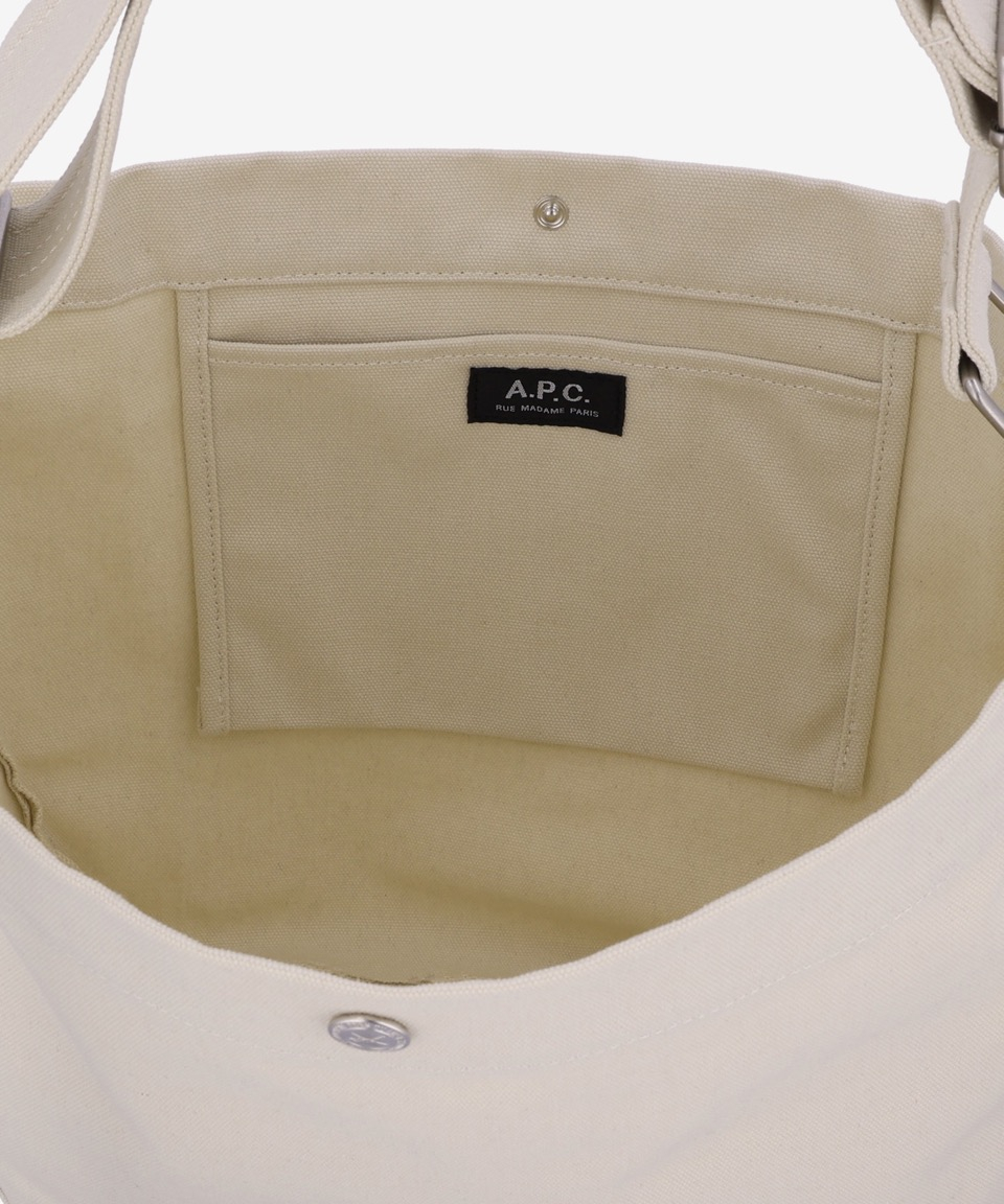 ☆A.P.C.☆ Besace Journal Crossbody Bag Beige PSAJZM61939BAA Journal satchel | A.P.C.