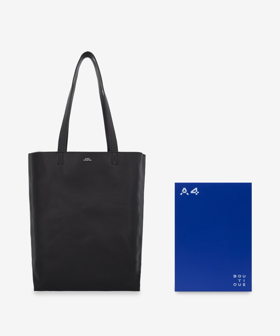 ☆A.P.C.☆ Myko Cabas Tote Bag Black PXBOKM61500LZZ PXBOKM61 MUSINSA | A.P.C. Myko Cabas Tote Bag - Black / PXBOKM61500LZZ