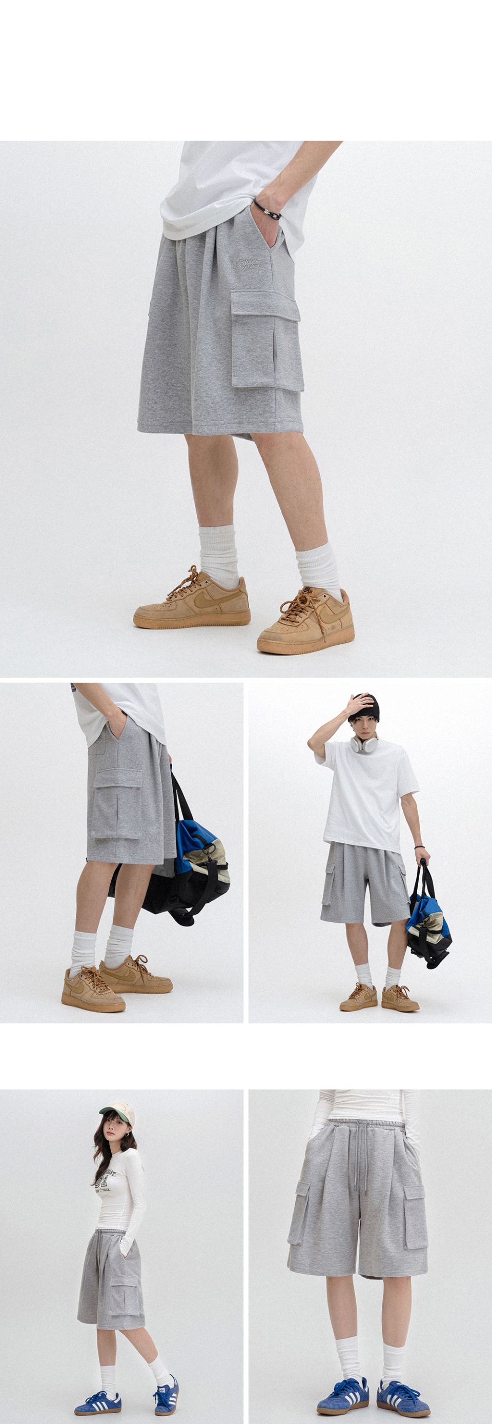 MUSINSA | LEMAIN SECOND [2PACK] BERMUDA WIDE ONE-TUCK CARGO
