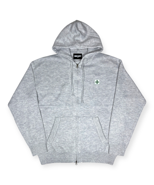Soft Трикотаж Born Slippy Hood Zip-up (Gray)