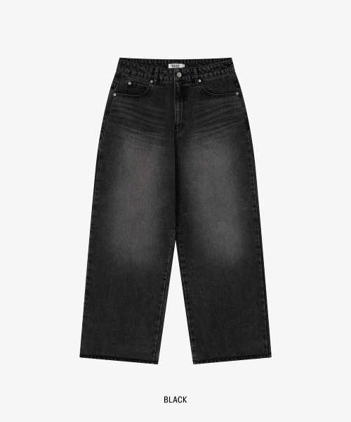 LID высокий талия DENIM брюки [2COLORS]