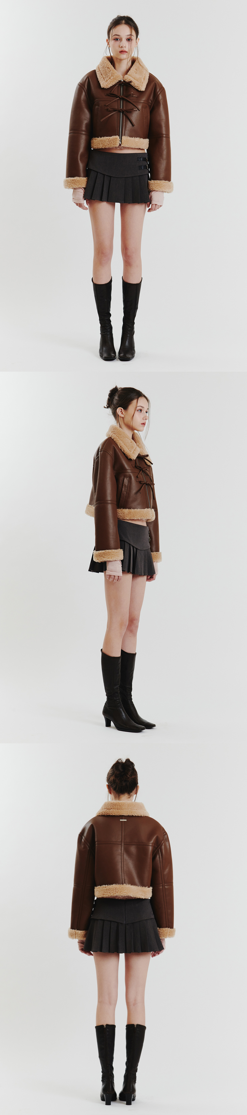 ムートン・ファーコート PAINORPLEASURE LUCY MUSTANG JACKET Designer fashion, Seoul-fully created | W Concept