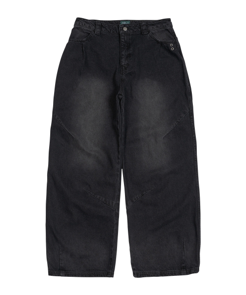TCM starfish denim pants (black)