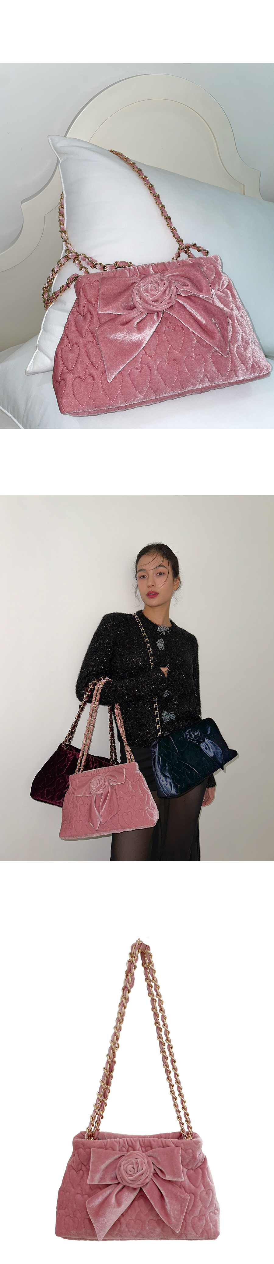 MUSINSA公式 | HOLLY LOVES LOVE Jenny Bag_Pink