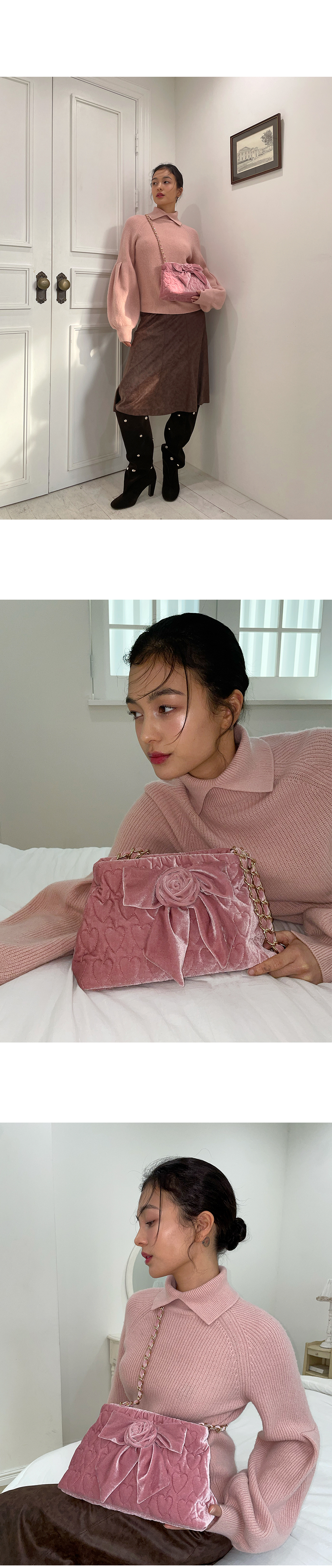 MUSINSA公式 | HOLLY LOVES LOVE Jenny Bag_Pink