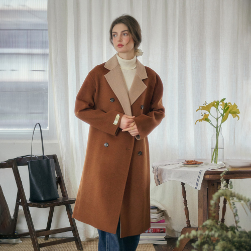 SR_Double wool reversible coat_2color
